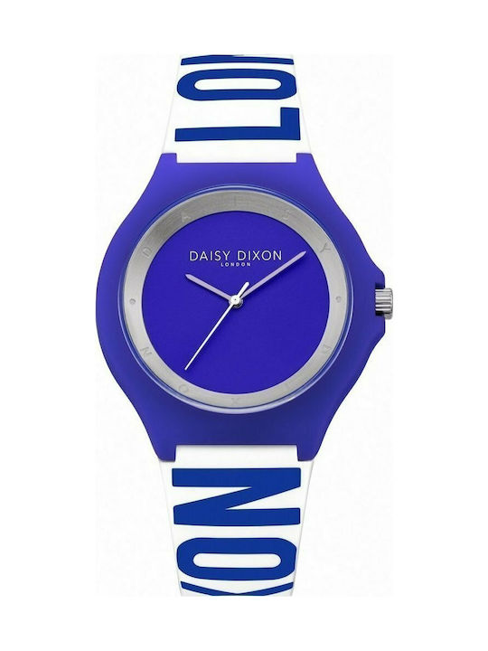 Daisy Dixon Daisy Watch with Blue Rubber Strap