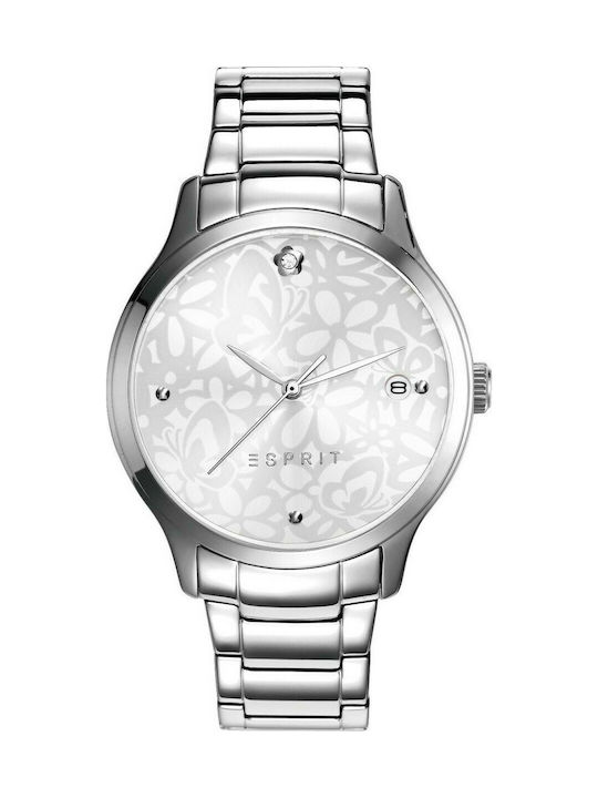 Esprit Uhr mit Silber Metallarmband ES108902002