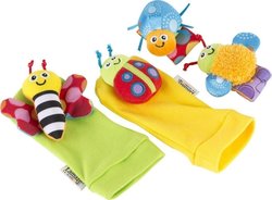 Lamaze Gardenbug Foot Finder & Wrist Rattle Set for 0++ Months