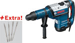 Bosch GBH 8-45 DV Professional Hammer Rotary Power 1500W mit SDS Max Casetina & 2 Needles & 2 Needles & 2 Hutches & Grass tube