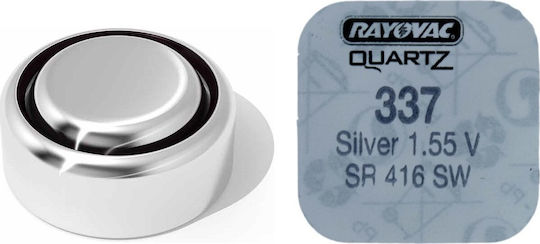 Rayovac 337 Baterie Oxid de argint pentru ceasuri SR416 1.55V 1buc