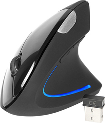 Tracer Mysz Flipper RF Nano USB Wireless Ergonomic Vertical Mouse Black