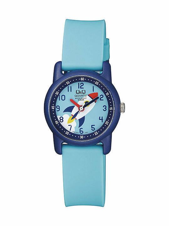 Q&Q Kids Analog Watch with Rubber/Plastic Strap...