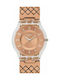 Swatch Skin Uhr mit Rose Gold Metallarmband