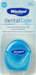 Wisdom Dental Tape Κερωμένο Οδοντικό Νήμα με Γεύση Μέντα 50m