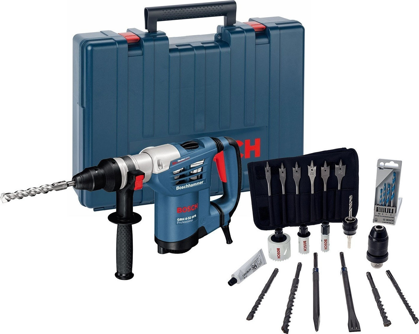 Bosch GBH 4-32 DFR Professional 900W & Κασετίνα & Σετ Εξαρτημάτων ...