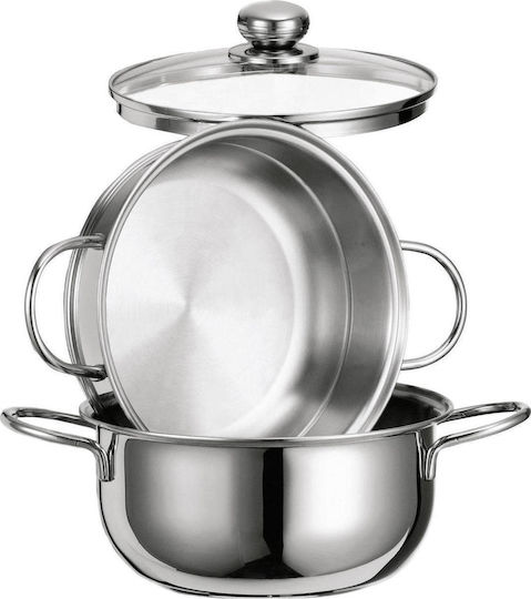 Inoxriv Chocolate pot Tiefer Edelstahl-Topf 16cm Inoxriv Chocolate pot Tiefer Edelstahl-Topf 16cm