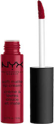 Nyx Professional Makeup Soft Matte Lip Cream Дълготраен Течност Червило Матов 10 Монте Карло 8мл