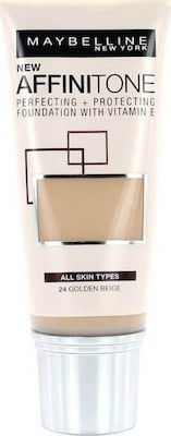 Maybelline Affinitone Flüssiges Make-up 24 Golden Beige 30ml