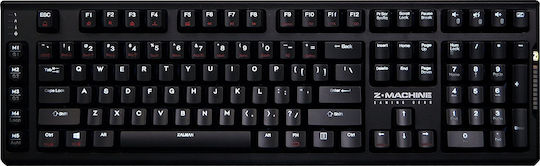 Zalman ZM-K700M Gaming Mechanical Keyboard with Cherry MX Red switches and Illuminated keys (English US)