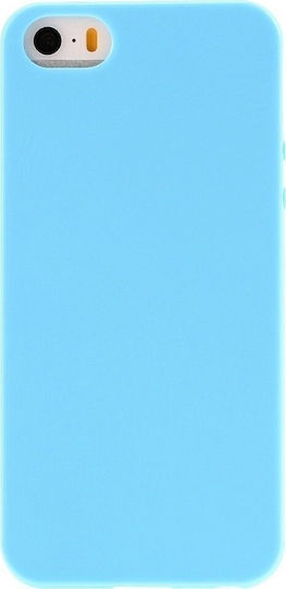 Forcell Iphone 5 5s Задна корица Силикон Син (iPhone 5/5s/SE)
