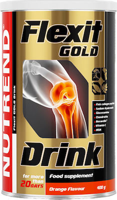 Nutrend Flexit Gold Drink Суплемент за Здравето на Ставите 400гр Оранжево
