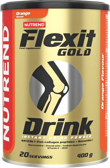 Nutrend Flexit Gold Drink Συμπλήρωμα για την Υγεία Αρθρώσεων & Οστών 400gr 20 μερίδες Πορτοκάλι