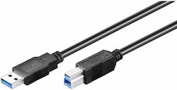 Goobay USB 3.0 Kabel USB-A-Stecker - USB-B-Stecker Schwarz 1.8m 93655