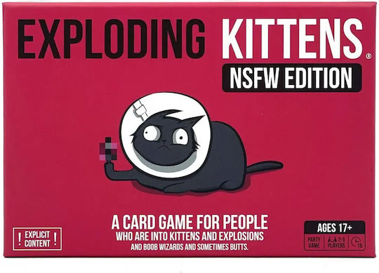 Asmodee Exploding Kittens NSFW Espansione | Gioco Di Carte Per Adulti 18+, 2-5 Giocatori, 15 Minuti, In Francese