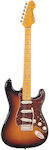 Vintage V6M ReIssued Ηλεκτρική Κιθάρα 6 Χορδών με Ταστιέρα Maple και Σχήμα ST Style Sunburst