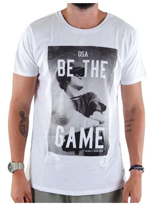 Glory Heritage Men's T-Shirt Stamped White