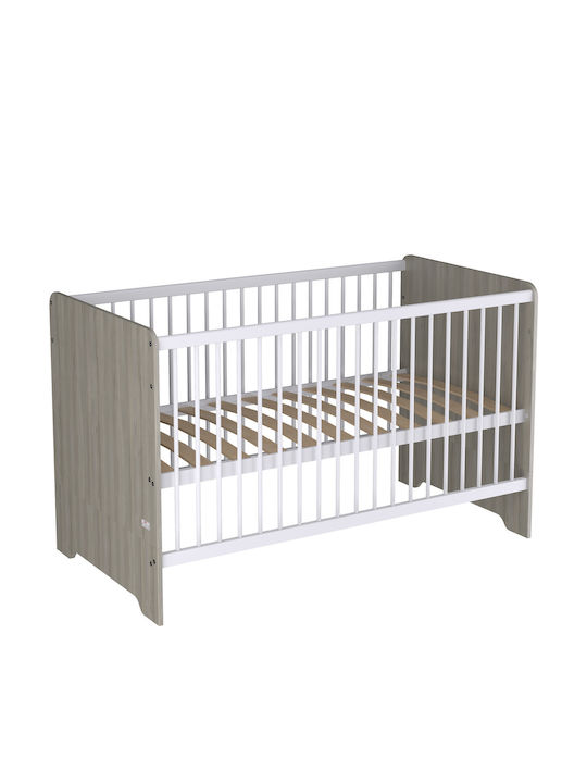 Polini Kids Babybett Nordic Ulme für Matratze 70x140cm