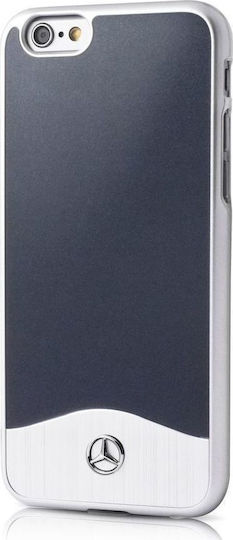 Mercedes-Benz Faceplate Umschlag Rückseite Metallisch Blau (iPhone 6/6s)