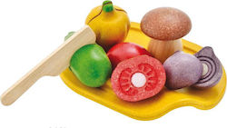 Plan Toys Fruits & Vegetables Toy Σετ Λαχανικών made of Wood for 3+ Years Old