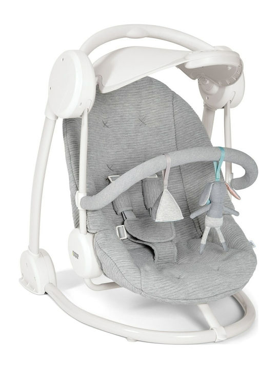 Mamas Papas Baby Swing Chair Starlite Grey Melange with Music