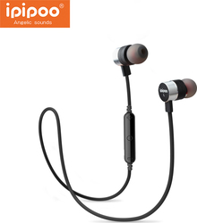 Ipipoo IL92BL In-ear Bluetooth Handsfree Ακουστικά με Αντοχή στον Ιδρώτα Μαύρα