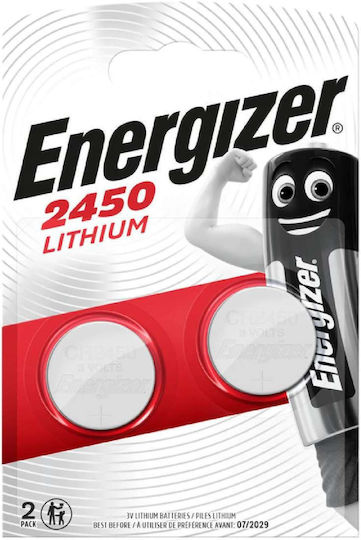 Energizer Batterien Lithium für Uhren CR2450 3V 2Stück