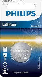 Philips Μπαταρία Λιθίου CR2430 3V 1τμχ