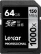 Lexar Professional 1000x SDXC 64GB Klasse 10 U3 UHS-II