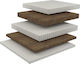 Dunlopillo Ultra Ivory Διπλό Ανατομικό Στρώμα Latex 140x200x22cm με Κοκοφοίνικα