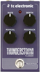 TC Electronic Thunderstorm Pedals Effect Flanger Electric Guitar and Electric Bass