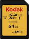 Kodak SDXC 64GB Class 10 U3 UHS-I