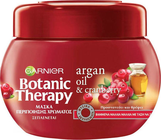 Garnier Botanic Therapy Argan Oil & Cranberry Hair Mask for Color Protection with Argan Oil 300ml