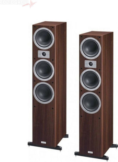 Magnat Tempus 77 1452221 Paar Hi-Fi Lautsprecher Boden 175W 3 Anzahl von Fahrern B20xT32xH100.5cm. Braun