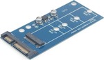 Gembird SATA to M.2 (NGFF) SSD Adapter Card Blue (EE18-M2S3PCB-01)