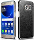 Xoomz Xoomz Back Cover Δερματίνης Μαύρο (Galaxy S7 Edge)