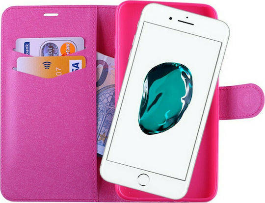 Volte-Tel 5.5" Silk Leather-tpu Book Synthetic Leather Pink (iPhone 8/7 Plus)