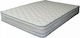 Zita Plus Extra Semi-double Ortopedie Saltea Față-verso 110x190x20cm cu Arcuri