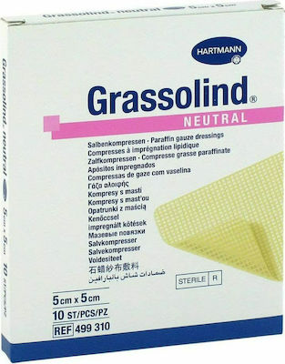 Hartmann Grassolind Neutral Sterilized Plasters 5x5cm 10pcs