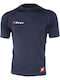 Zeus Maglia Fisiko M/C Ανδρική Ισοθερμική Κοντομάνικη Μπλούζα Μπλε