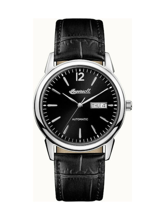 Ingersoll The New Haven Automatic Watch Automatic with Black Leather Strap