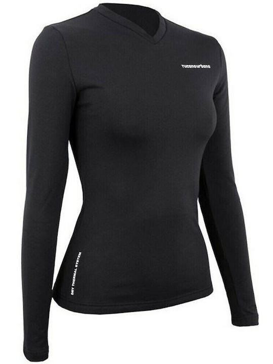 Tucano Urbano Thermal vest North Pole Lady Γυναικεία Ισοθερμική Μακρυμάνικη Μπλούζα Μαύρη