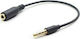 Cablexpert Converter 3.5mm male to 3.5mm female 1pcs CCA-419