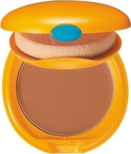 Shiseido Компактна Водоустойчива Слънцезащитна Пудра За Лице SPF6 С Оцветен Бронзов Цвят 12гр