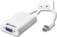 Sandberg Konverter Mini-DisplayPort männlich zu 3.5mm / VGA weiblich Weiß 1Stück 509-05