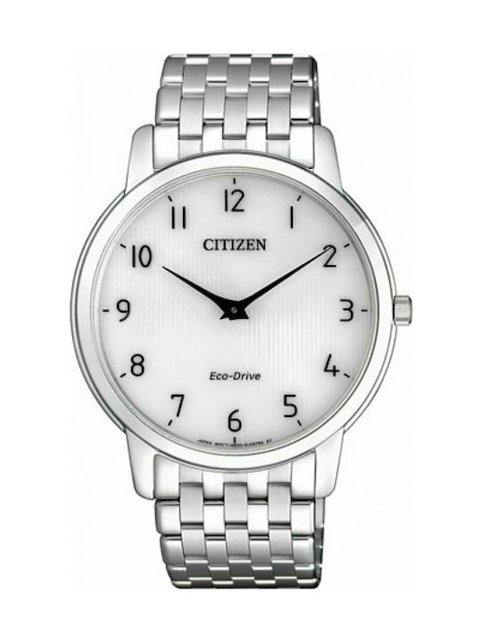 Citizen Eco Drive Uhr Eco - Antrieb mit Silber Metallarmband