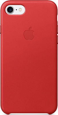 Apple Back Cover Δερμάτινο Κόκκινο (iPhone SE 2020/8/7)