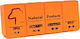 Natural Products Daily Pill Organizer With 4 Places In Orange Color 90004