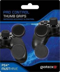 Gioteck Thumb Grips Black Thumb Grips for PS4 In Black Colour