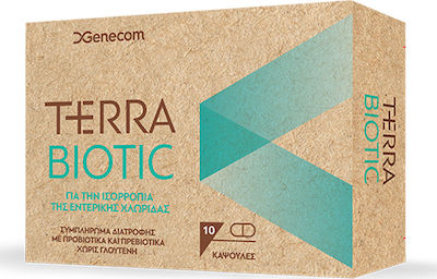 Genecom Terra Biotic cu Probiotice și Prebiotice 10 capace